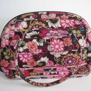 Vera Bradley Shoulder Bag Pink Mod Floral Pattern